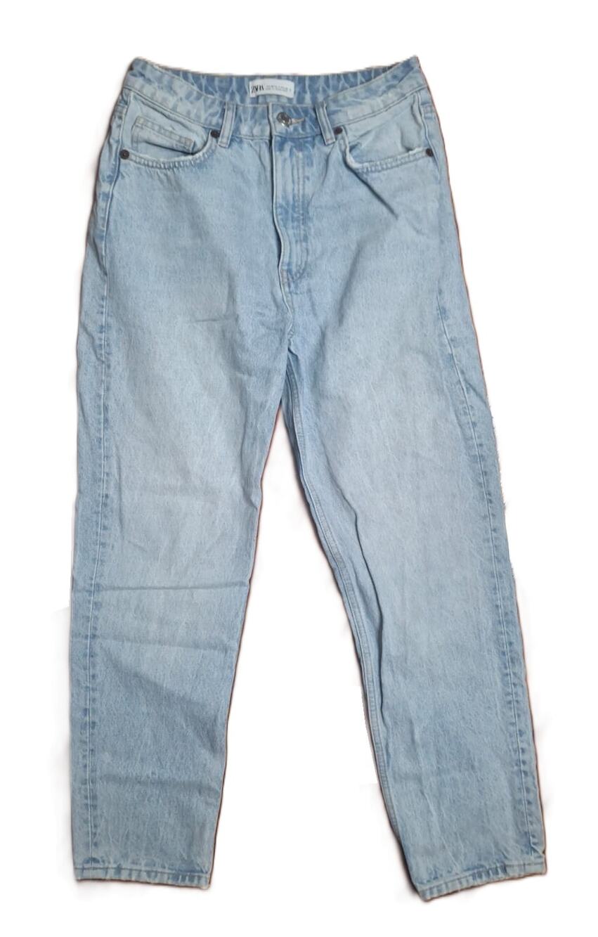 Zara Z1975 High-Rise Mom Fit Jeans, Size 8